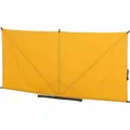Ben Sichtschutz 150cm x 280cm, gelb Gestell aus Stahl, anthrazit, Bezug aus Poly
