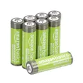 8er Pack wiederaufladbare AA NiMH Batterien mit hoher Kapazität 2400 mAh 1,2 V