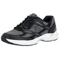 Rieker Sport Sneaker Freizeitsneaker, Halbschuh, Ugly-Schnürer in bequemer Form grau|schwarz 42 EU