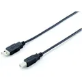 Usb-kabel Usb-a Stecker, Usb-b Stecker 5.00 M Schwarz 128862 - Equip