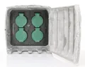 Die Bold GmbH Gartensteckdose Pepe, Smart Home, Wasserdicht, 3m Outdoorkabel, bis zu 3680 Watt