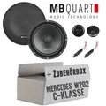MB Quart Lautsprecher für Mercedes C W202 Front 16cm Kompo Auto Boxen 180W Set