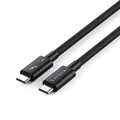 SATECHI Zertifiziertes Thunderbolt-5-Kabel (240 W, 120 Gbit/s Datenübertragung, Dual 8K@60Hz & Triple 4K@144Hz), geflochten, Thunderbolt-5/4/3-USB-C-Kabel für MacBook Air/Pro/Neo, Laptop, PC und mehr