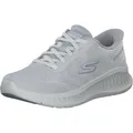 Skechers Herren Oswah, Weißes und graues Textil-Synthetikmaterial, 42.5 EU