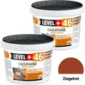 Level+ Dachfarbe Sockelfarbe Elastische Dicht-polymermembrane L+46 Ziegelrot - 8kg