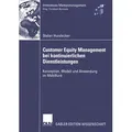 Customer Equity Management bei kontinuierlichen Dienstleistungen von Stefan Hundacker / Deutscher Universitätsverlag / Taschenbuch