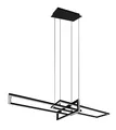 Trio Leuchten LED Pendelleuchte Salinas 320310332, Metall Schwarz matt, inkl. 34 Watt LED, Switch Dimmer