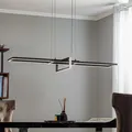 Hängeleuchte Pendelleuchte Trio Lighting LED Salinas schwarz matt warmweiß