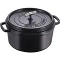 Staub - Buster Punch Cocotte - Black - 28 cm (Stielkasserolle, Gusseisen) (1029896)
