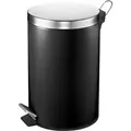 TrendLine Tretabfalleimer 12 L schwarz - Schwarz