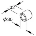 Niedax Schutzring D=30 mm SKMIR 30