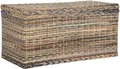 Truhe/ Wäschetruhe/ Badtruhe aus Rattan mit Stoffinlett (Mehrfarbig, MAX)
