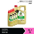 Castrol Power 1 4T 15W-50 Motorrad Motoröl API SN JASO MA-2 4+3 Liter = 7 Liter