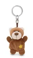Schlüsselanhänger Bär braun mit Stern 5cm