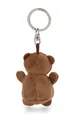 Nici 62095 Schlüsselanhänger Bär braun mit Stern 5cm an | Key Friends | 62095