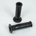 Paar schwarze Domino-Griff offene Spitze Typ Roller Yamaha Beschichtung für