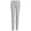 adidas - Girl's 3-Stripes Leggings 230 - Leggings Gr 152 grau