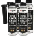 4x TECPO Diesel SPEED Injektor Reiniger Ester, 300 ml