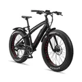 TELEFUNKEN E-Bike Mountainbike 26 Zoll, RH: 48 cm, 8-Gang - schwarz