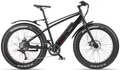 Telefunken E-Bike Mountainbike Aufsteiger FM350, 8 Gang, Kettenschaltung, Heckmotor, 576 Wh, (26 Zoll x 4,00 Breitreifen, Geländebike off road, ca. 100km Reichweite), Pedelec, Elektrofahrrad für Damen u. Herren, MTB