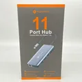 NOVOO Dockingstation 11 in 1 Hub USB C 4K@60 Hz Dreifach Display USB C 2 Adapt