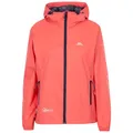 Trespass Wasserdichte Packaway-Jacke für Damen Qikpac, Pfirsich-Blush, L