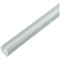 LYSEL® U-Laufschiene Kederschiene Kederleiste Aluminium 90° C-Profil pressblank für Keder 5, (1-tlg), 2000 x 13.2 x 12.6 mm [L x B x H] grau Ø 1 cm x 1.3 cm x 200 cm x 1.2 cm