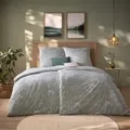Estella Mako Interlock Jersey Bettwäsche Mona silber Kissenbezug einzeln 40x80 cm - grau;beige