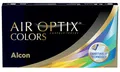 Alcon Air Optix Colors Sterling Gray farbige Monatslinsen weich | 2 Stück | BC 8.6 mm | DIA 14.2 mm | +04.00 Dioptrien