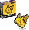Pokemon Pikachu Box Roto Pixel Art Playset 15cm Mega Construx 400 Teilig HTH74