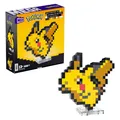 Mattel HTH74 - Mega - Pokémon - Pikachu Pixel Art Bauset, 400 Teile