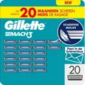 Gillette Mach3 Rasierklingen für Männer, 20 ORIGINAL Gillette Ersatzklingen, Kli