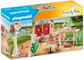 PLAYMOBIL 71424 Campingplatz 3 Figuren Zelt Kiosk Sanitärgebäude mit Küche  NEU