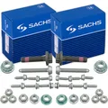 2x SACHS SCHRAUBEN-SATZ DOMLAGER VORNE passend für VW GOLF 5 6 AUDI A3 OCTAVIA 2