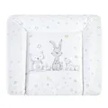 Julius Zöllner Wickelauflage Softy Folie 75x85 cm Häschen und Eule TOP