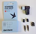 Schwalbe Umrüstkit SV-SCV Clik Valve Inkl. Pumpenkopf und Ventile 6 Teilig