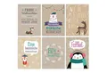 PAPIERDRACHEN Weihnachtskarte Weihnachtskarten Set - 12 gestaltete Postkarten zu Weihnachten