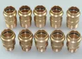 10 x VIEGA SANPRESS ÜBERGANGSSTÜCK 22 MM x 1/2 - 3/4 AG PROFIPRESS PRESSFITTINGE