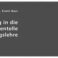 Einführung in die experimentelle Vererbungslehre von Erwin Baur / VDM Verlag Dr. Müller / Taschenbuch