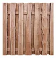 Svewo DIY Bohlenzaun Montaro Rustic Selbstbauzaun 180x180cm LĂ¤rche natur, unbesĂ¤umten, sĂ¤gerauhen Bohlen 5901431805088