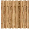 WOODTEX Lärche 180x180 cm Sichtschutzzaun, Gartenzaun aus Holz, Kesseldruckimprägniert, Montage Bausatz, Lärche Rustikal, Garten Sichtschutz