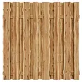 WOODTEX Lärche 180x180 cm Sichtschutzzaun, Gartenzaun aus Holz, Kesseldruckimprägniert, Montage Bausatz, Lärche Rustikal, Garten Sichtschutz