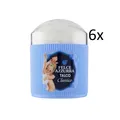 6x Paglieri Felce Azzurra Talco Classico con Piumino Körperpuder Talkum 250g