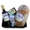 younikat Aufkleber zum Einzug I 5 Stück I Brot Salz Wein Einzugsgeschenk Einweihung I Motiv Bunt I Aufkleber für Präsentkorb I Geschenk-Idee zum Umzug I dv1535
