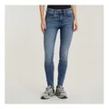 G-Star für Damen. D19079-C051-C606 Jeans Lhana Skinny blau (23/28), Lässig, Baumwolle, Denim