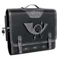 Stelling® Briefkasten POSTHORN 3 Antik-Vintage-Look, Schultasche, Ranzen, Wandbriefkasten, Zeitungsfach, Handarbeit, Retro, Kupfer, Messing, Bronze, Metall (Silber, Entnahme Links)