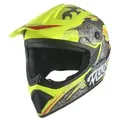 FunSport-Factory Motocrosshelm Mejia Kinder Crosshelm Motocross Helm Kinder Motorradhelm Offroad XL | 59 cm