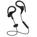 Bluetooth-Sport-Kopfhörer – Fernbedienung + Mikrofon – Schwarz