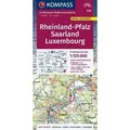 KOMPASS Großraum-Radtourenkarte 3709 Rheinland-Pfalz, Saarland, Luxembourg 1:125.000