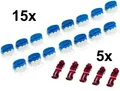 15 Kabel Verbinder + 5 Anschlussklemmen f Husqvarna Automower 4** 5** | 3M | Box